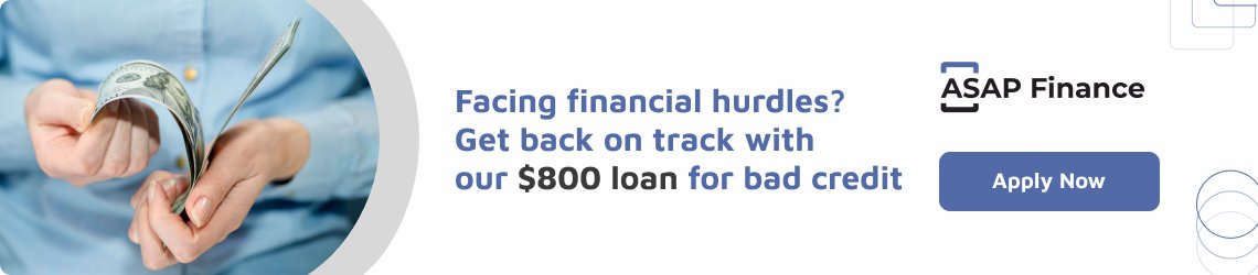 Apply For a $800 Loan With No Credit Check