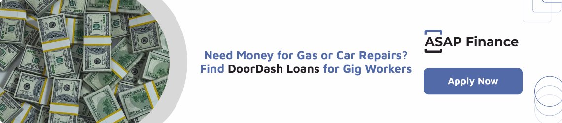 Cash Advance for DoorDash Drivers
