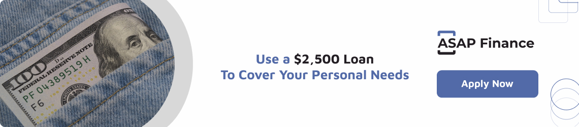 Use a $2,500 loan to cover your personal needs