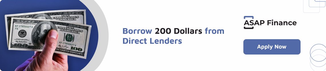 get a 200 dollar loan from direct lenders