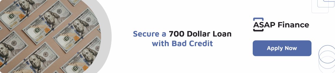 Apply Now for a 700 Dollar Loan with Bad Credit
