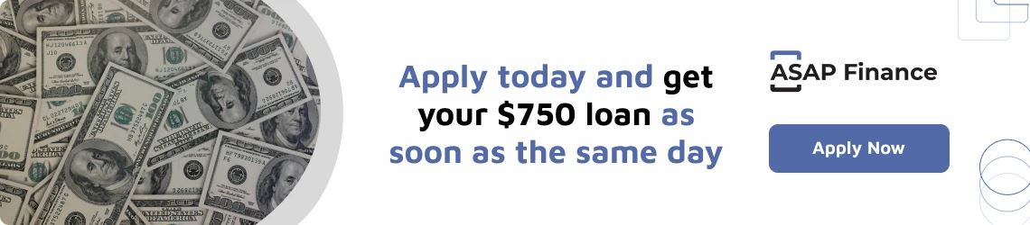 Apply today and get your $750 loan as soon as the same day