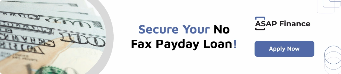Secure Your No Fax Payday Loan!